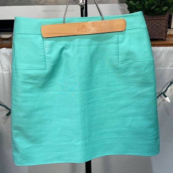 👗👗J. Crew Seafoam Green Skirt-Sz 2 - Picture 1 of 4